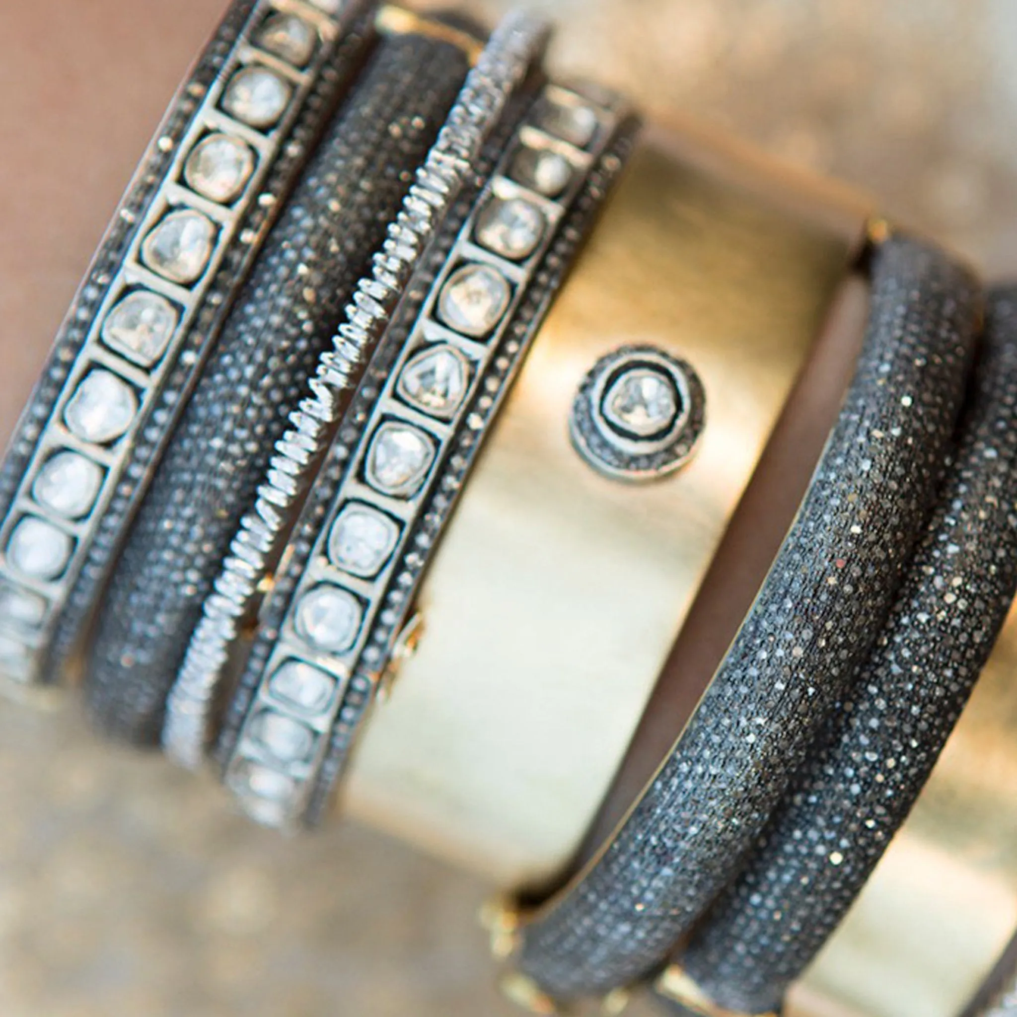 10 Row Diamond Bracelet