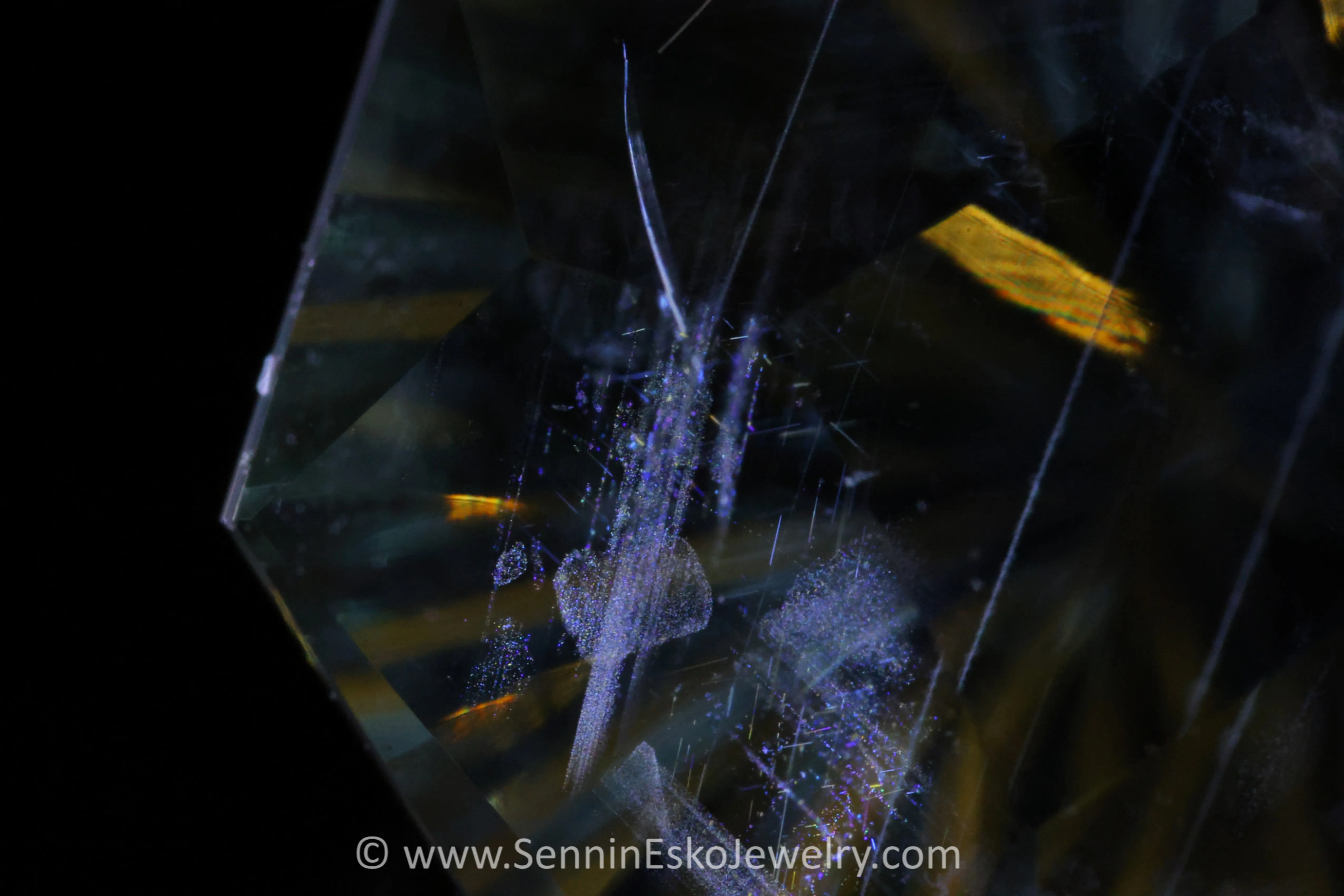 2ct Steely Teal Montana Sapphire Hexagon - 8.7x7.7mm - Galaxy Cut