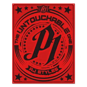AJ Styles Metal Sign
