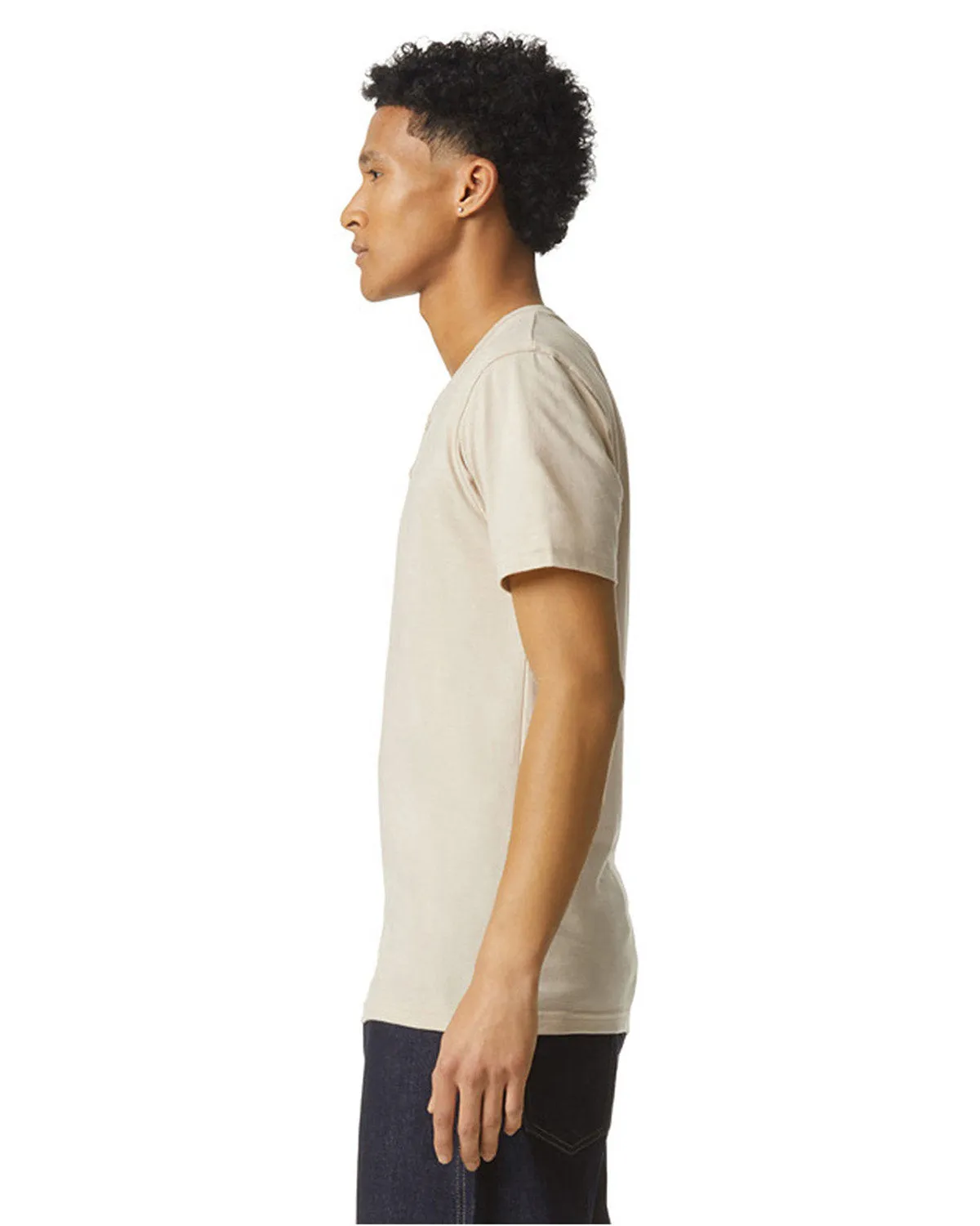 American Apparel Men's CVC Henley T-Shirt