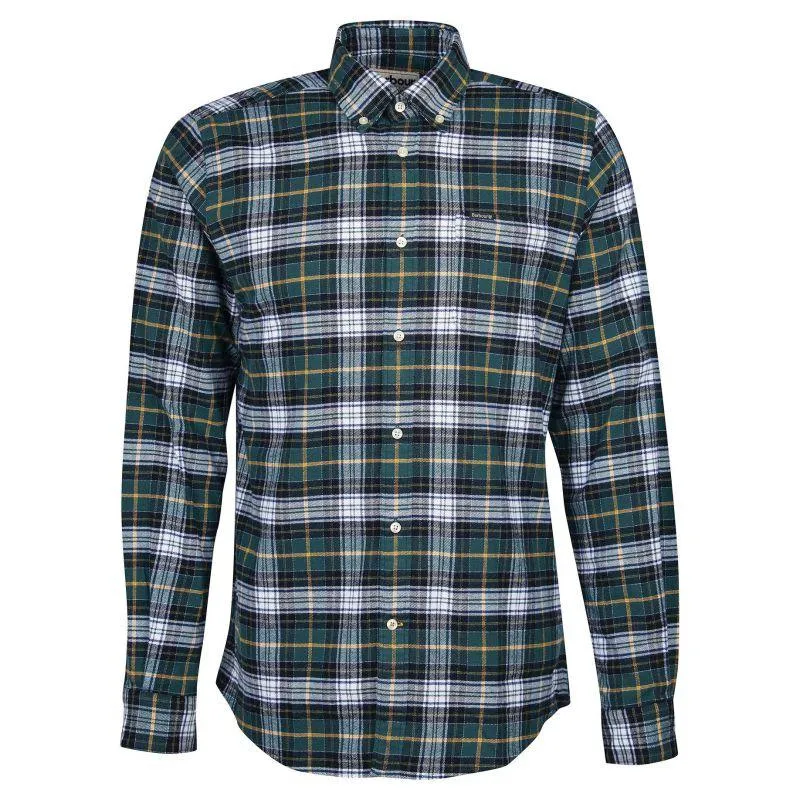 Barbour Alderton Mens Tailored Shirt - Green