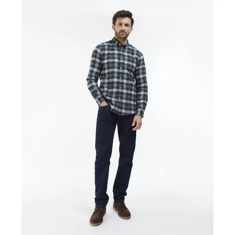 Barbour Alderton Mens Tailored Shirt - Green