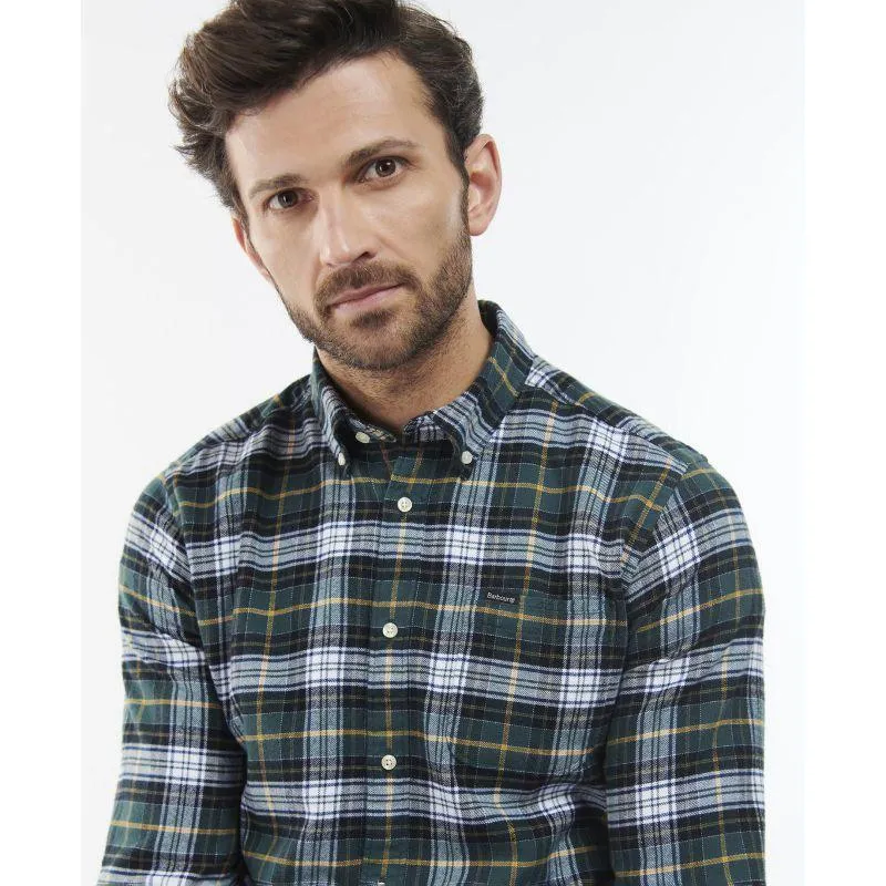 Barbour Alderton Mens Tailored Shirt - Green