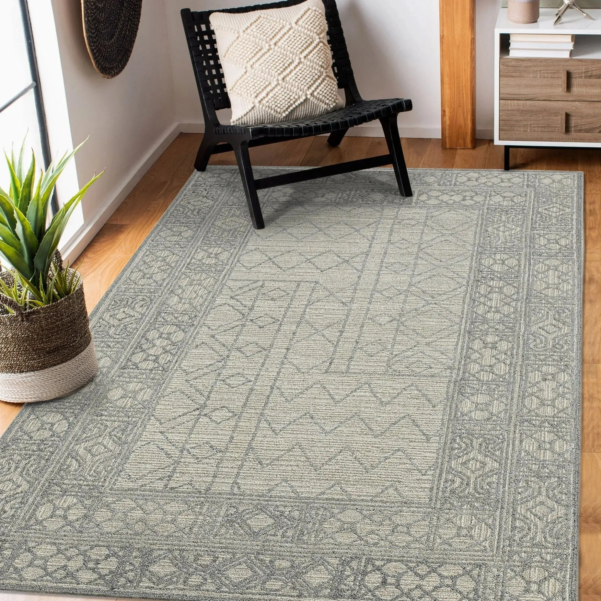 Berlin BER-4 Grey Rug