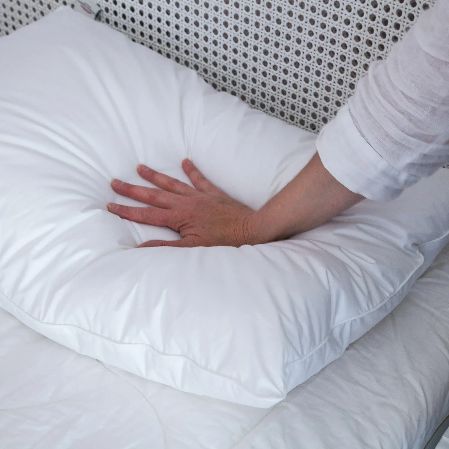 British 100% Wool Pillow - Low Fill