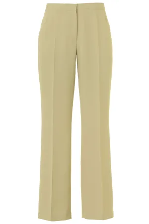 Busy Clothing Womens Smart Beige Trousers