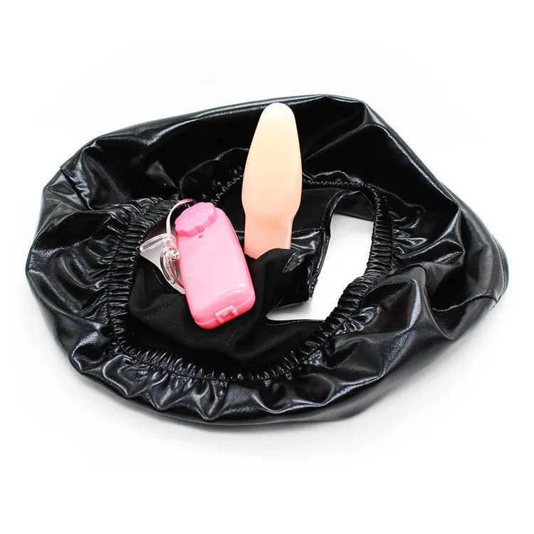 Come Closer Unisex Naughty Panty | Wet Look PVC  | Vibrating Plug