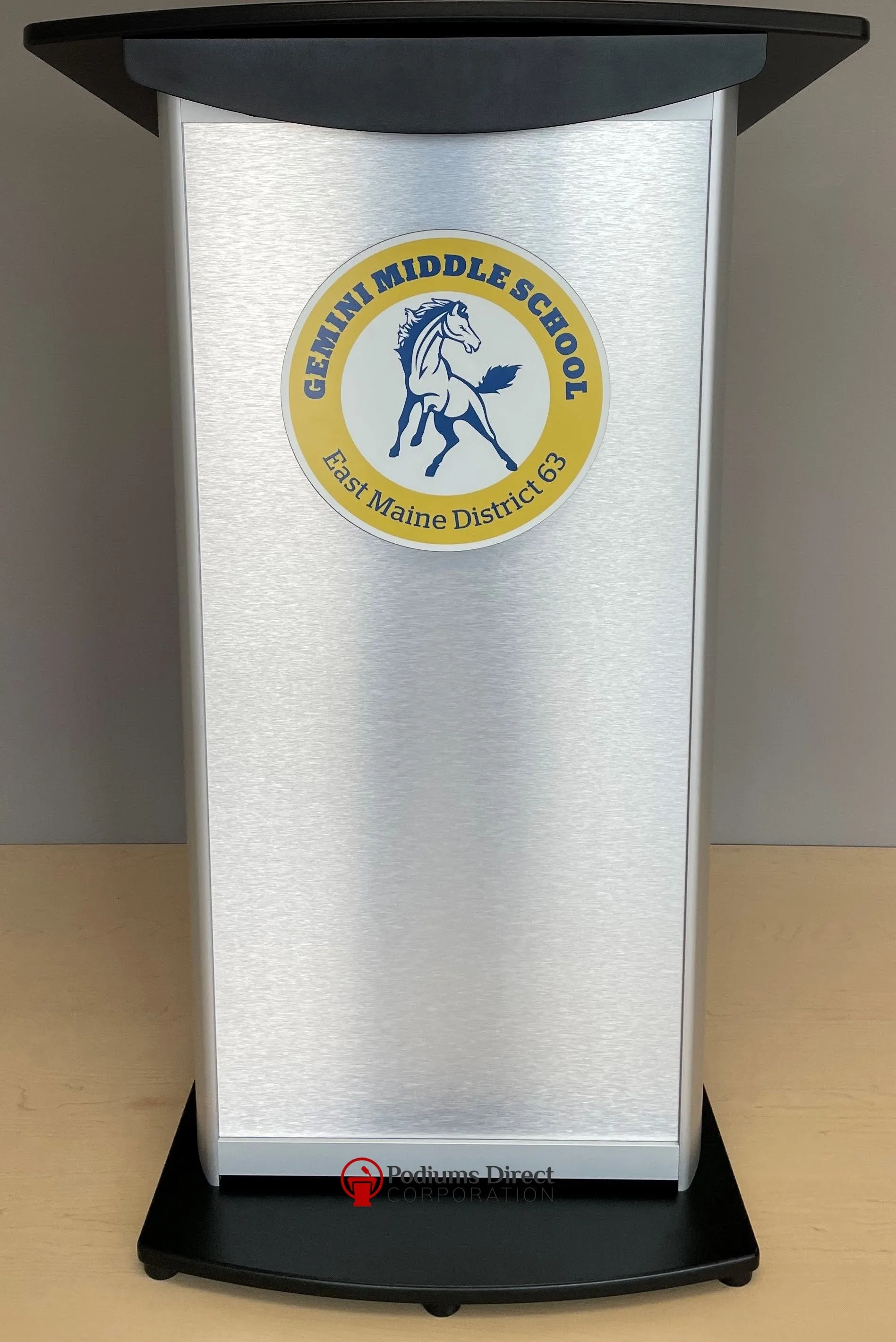 Contemporary Lectern and Podium H2 Standard Aluminum Lectern - FREE SHIPPING!
