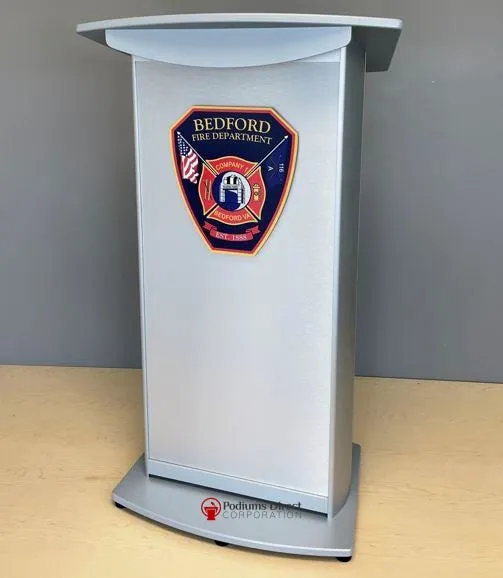 Contemporary Lectern and Podium H2 Standard Aluminum Lectern - FREE SHIPPING!
