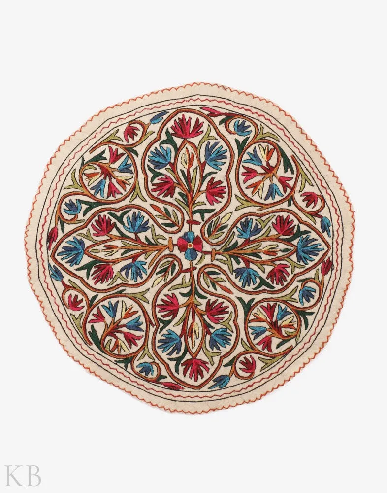 Diwan-e-Khas Quatrefoil Kashmiri Chinar Namda