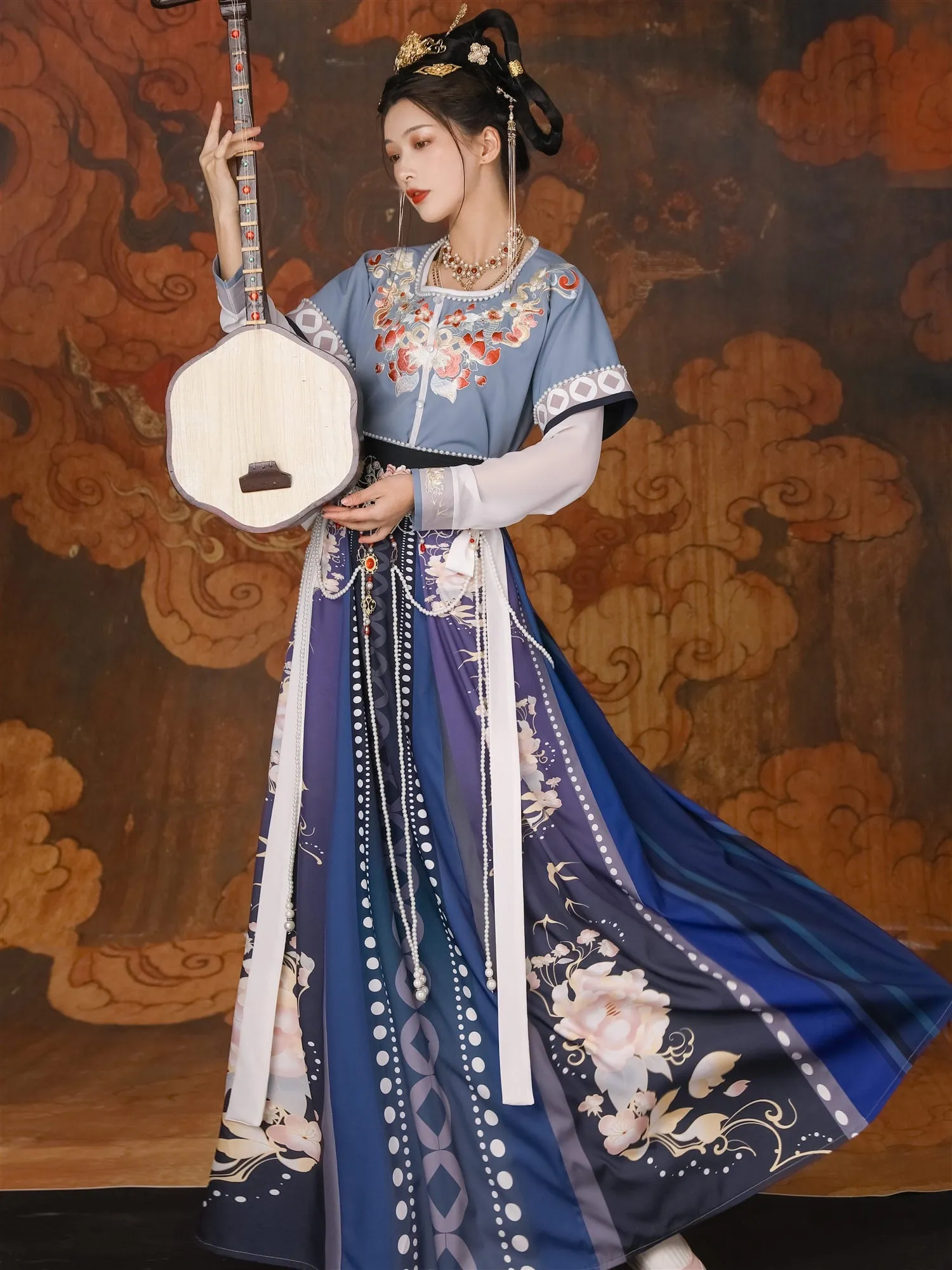 Dunhuang Fairies, Feitian Style Hanfu, Free Poet 逍遥赋