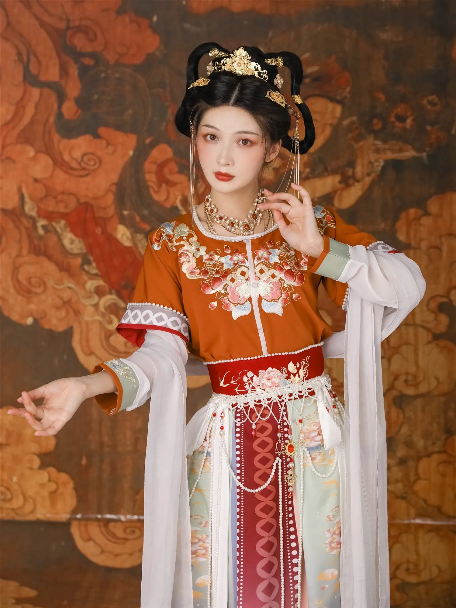 Dunhuang Fairies, Feitian Style Hanfu, Free Poet 逍遥赋