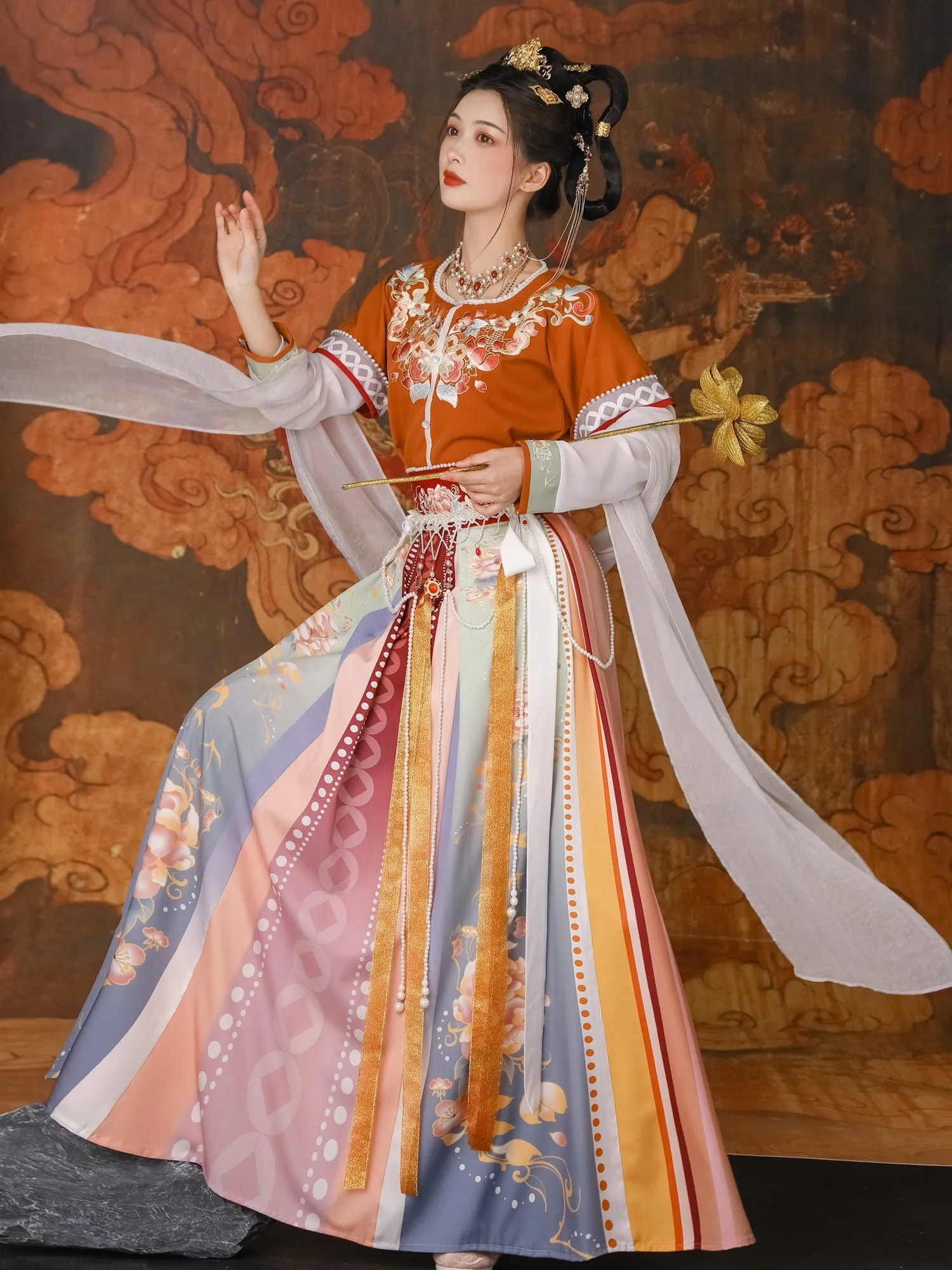 Dunhuang Fairies, Feitian Style Hanfu, Free Poet 逍遥赋