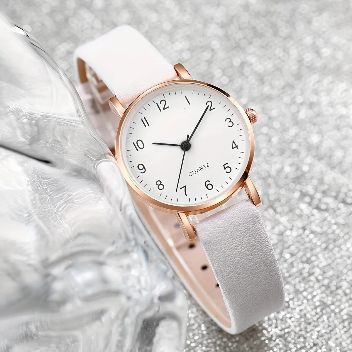 Elegant 6pc Womens Watch  Butterfly Jewelry Set Perfect Gift