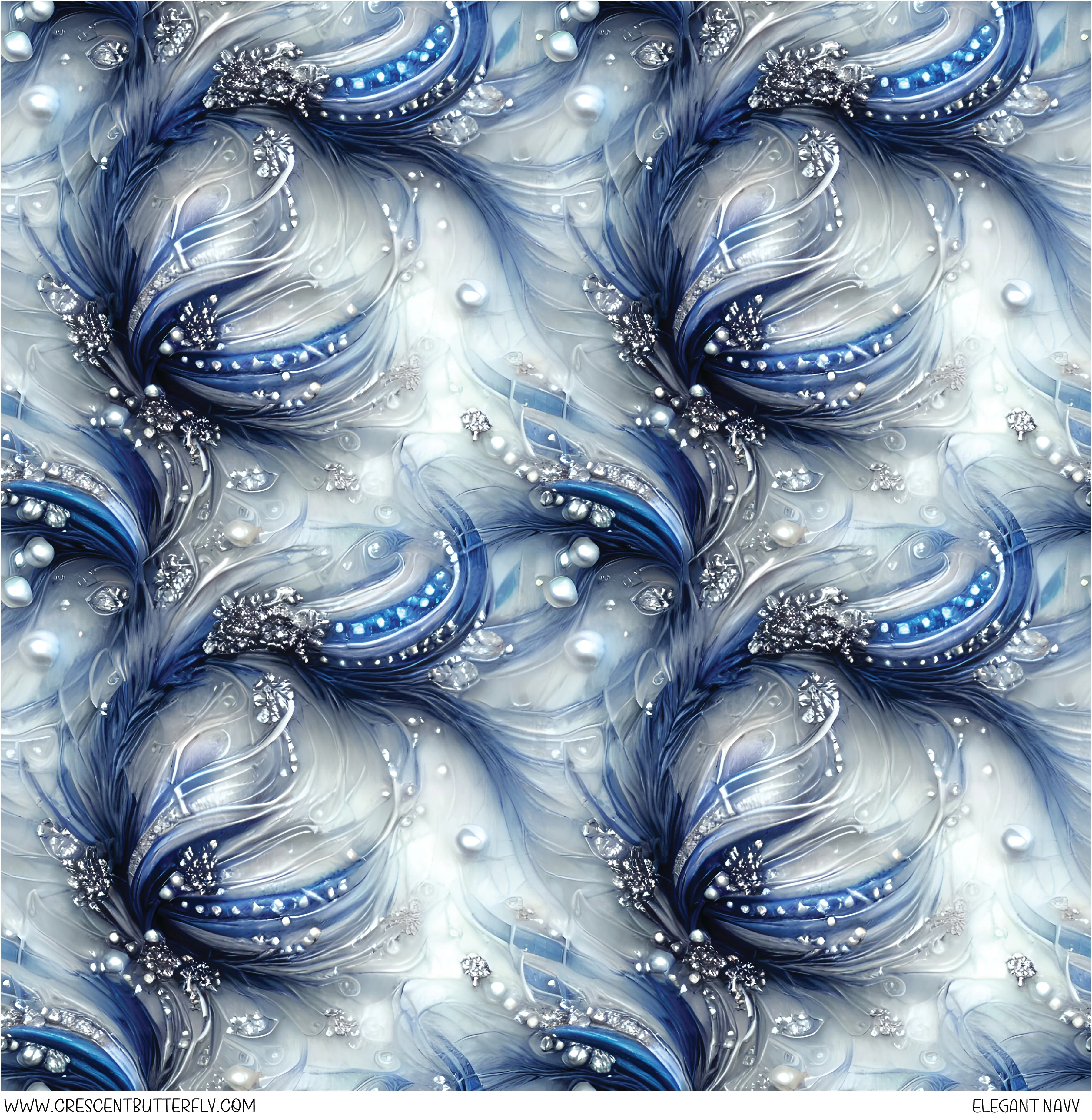 Elegant Navy Vinyl Sheet/Wrap