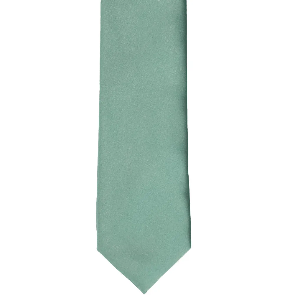 Eucalyptus Premium Slim Necktie, 2.5" Width