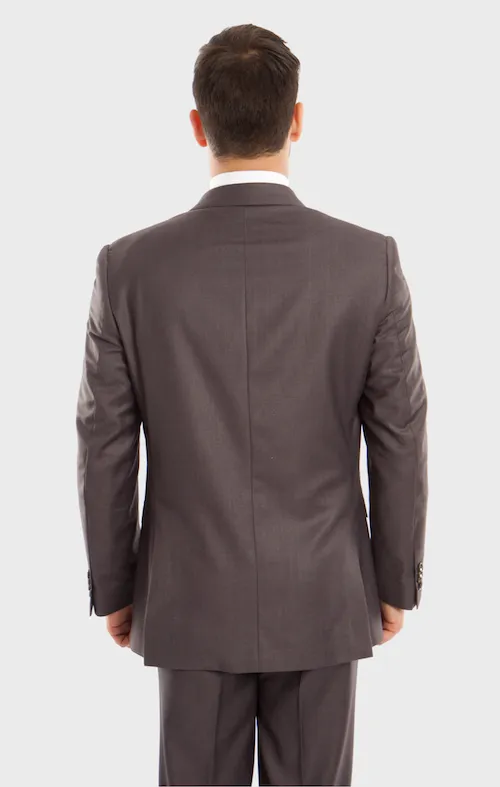 Grey One Button Slim Fit Suit