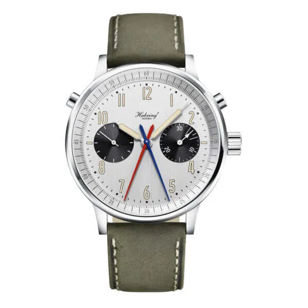 HABRING² Doppel 38 Silver Dial Vintage Hands