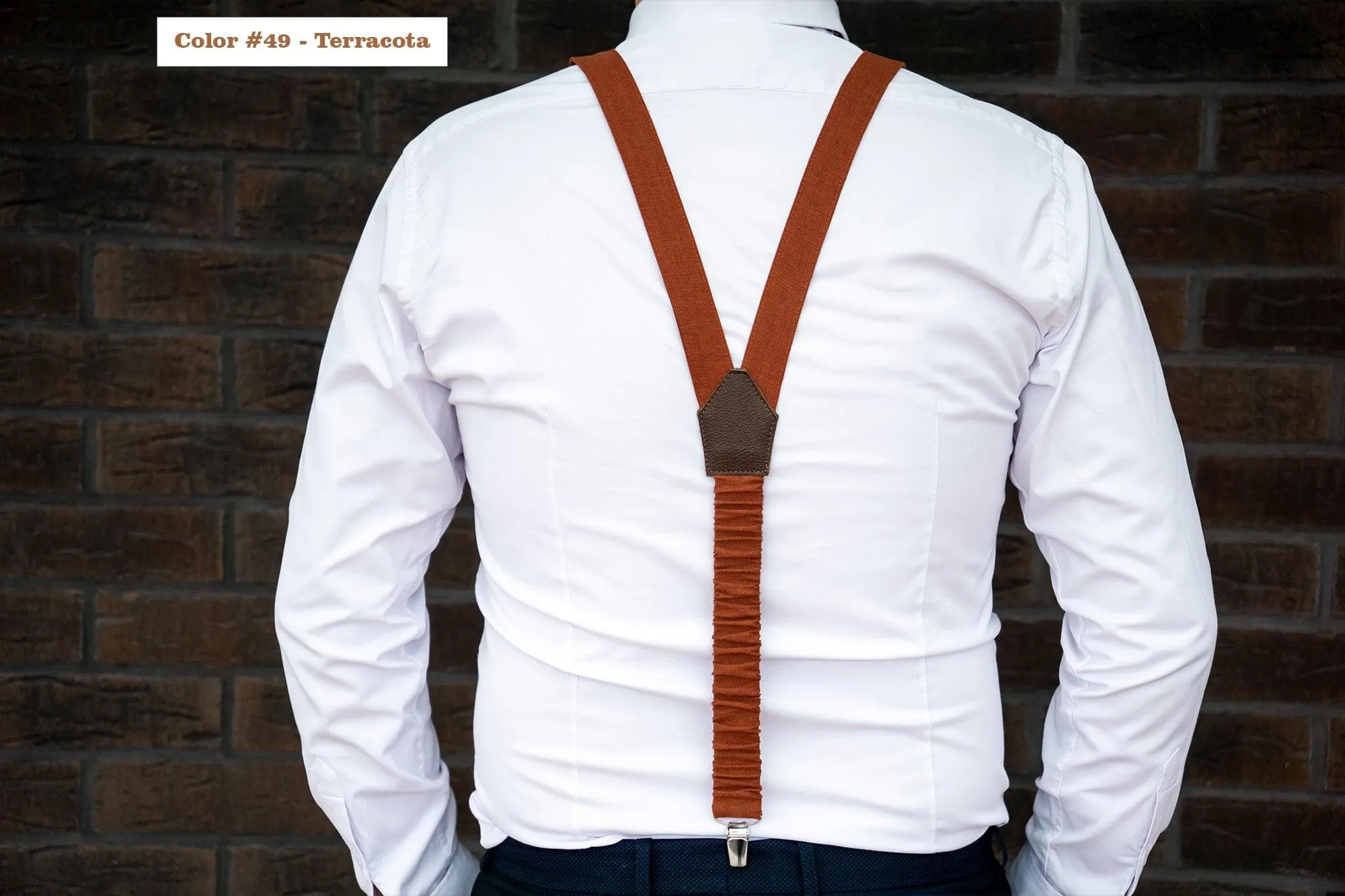 Handmade Beige Linen Necktie | Ideal Wedding Accessory