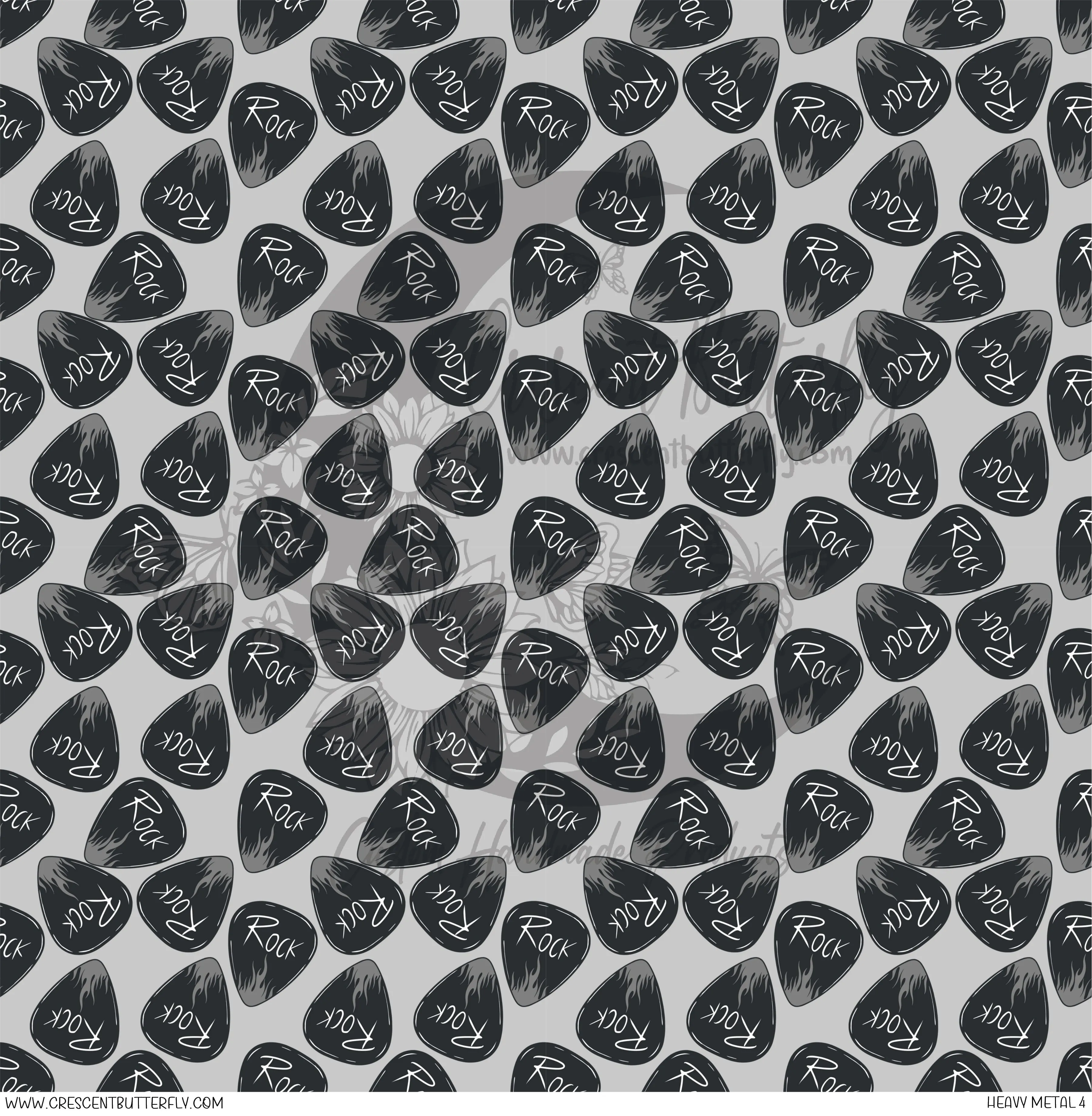 Heavy Metal 4 Printed Vinyl Sheet/Wrap