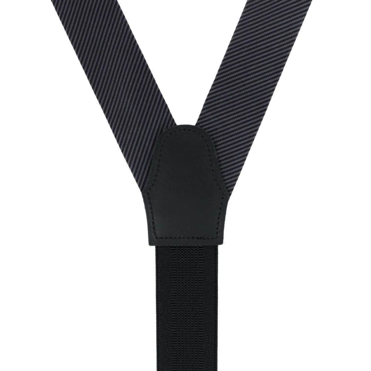 Leyton Diagonal Lined Tone on Tone Silk Formal Braces