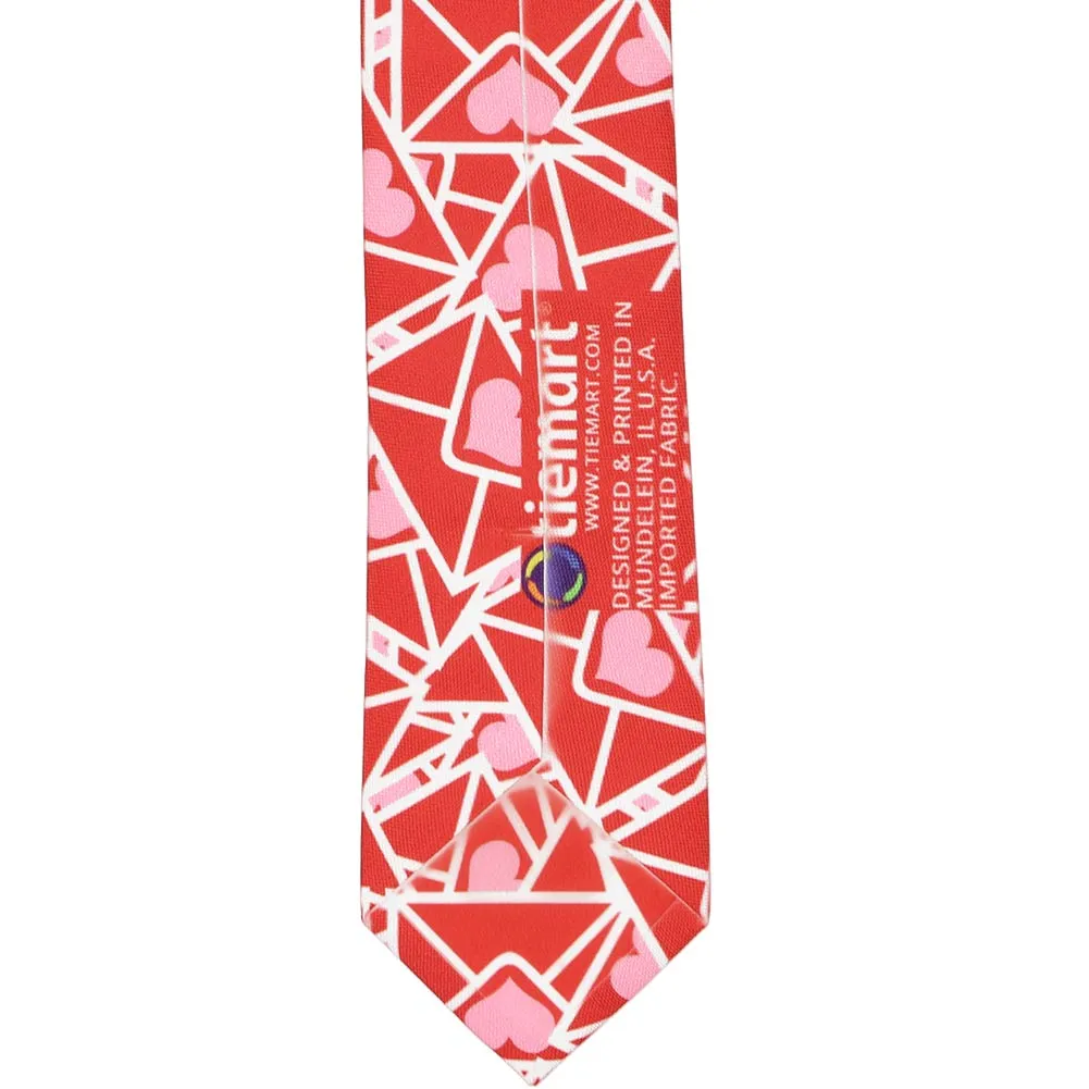Love Letter Slim Necktie, 2.5" Width