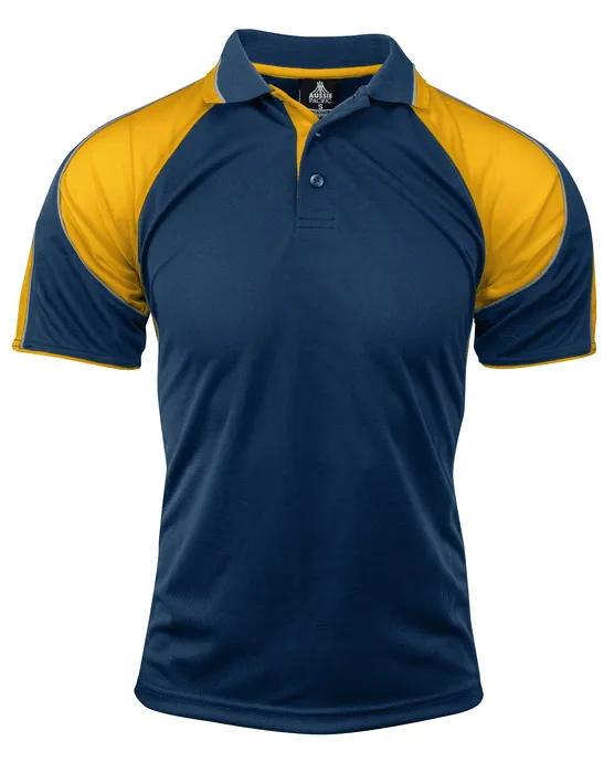 Mens Murray Polo Navy/Gold