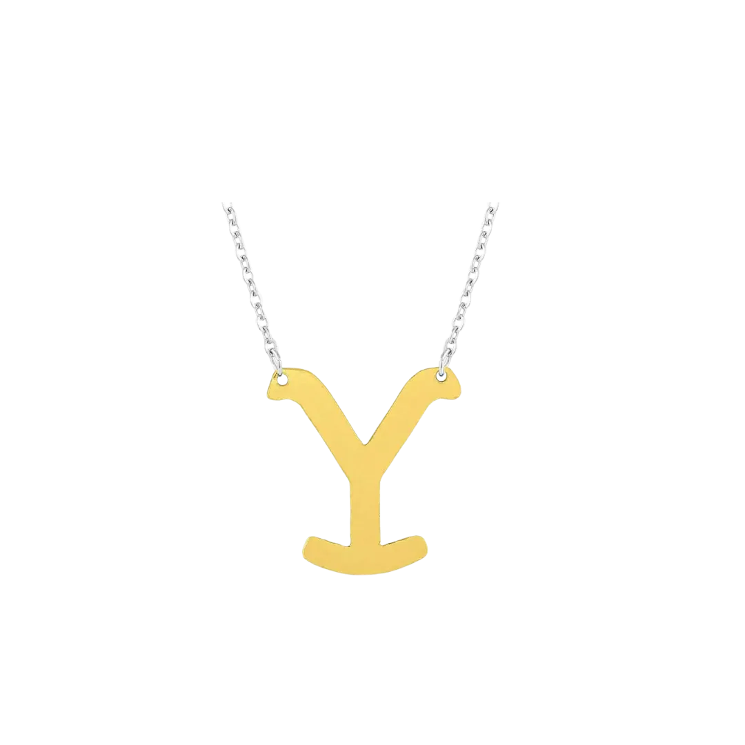 Montana Silversmiths Yellowstone Brand Gold Necklace