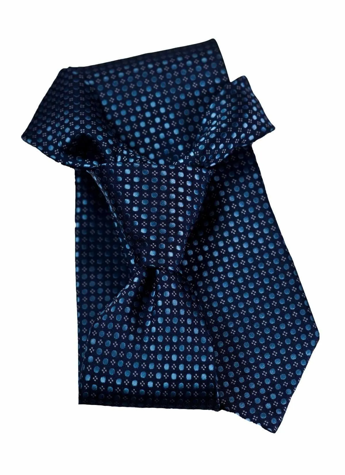 Navy Blue Pindot Tie