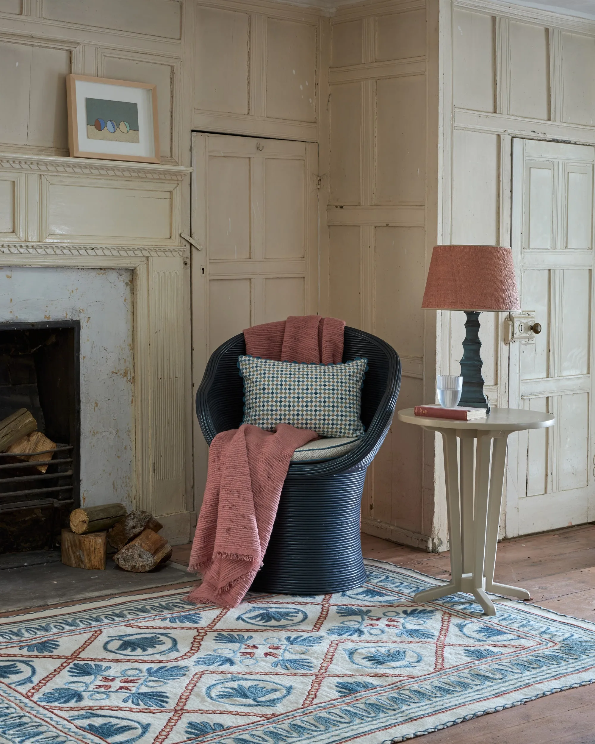 Ori Wool Throw - Koi Pink