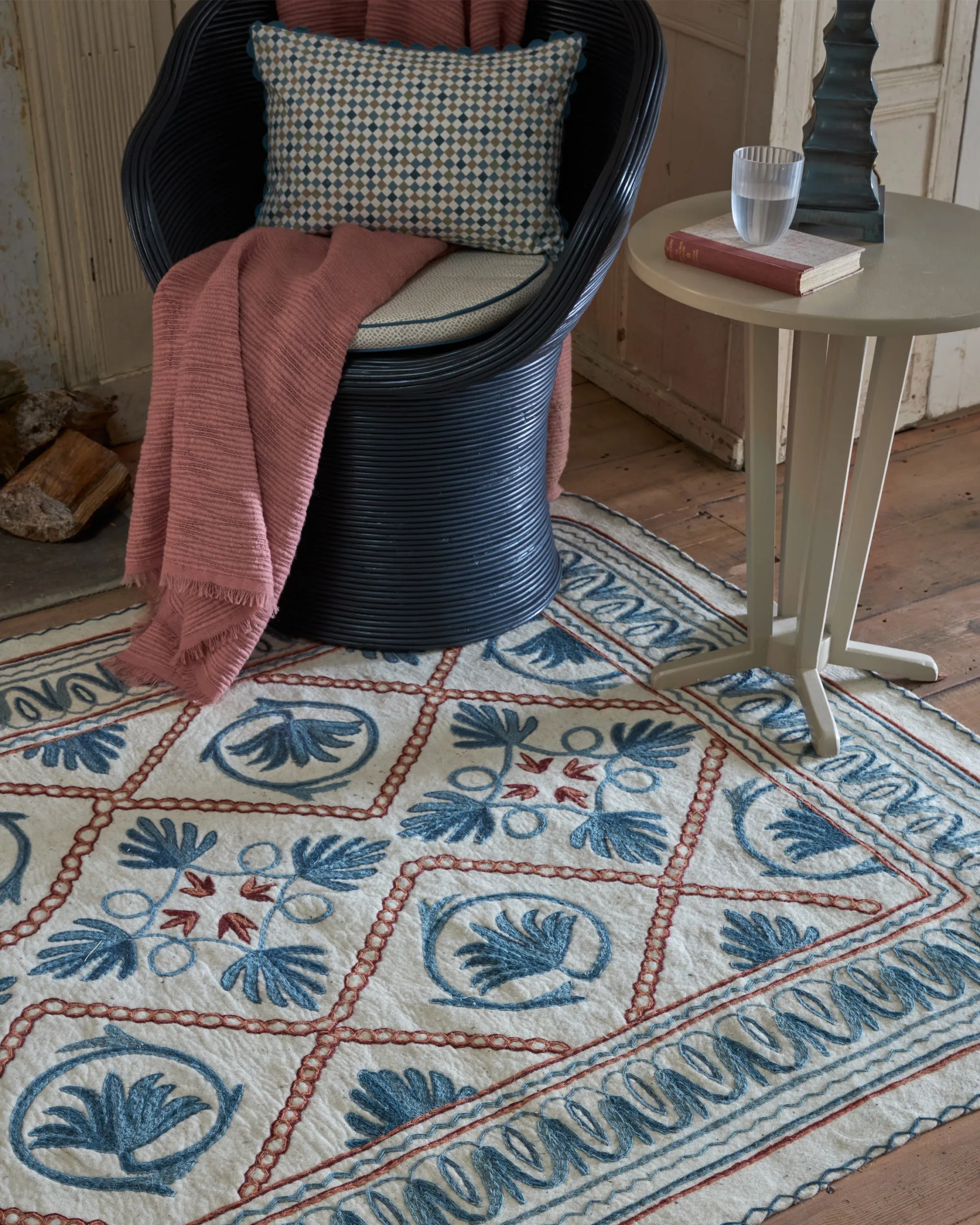 Ori Wool Throw - Koi Pink