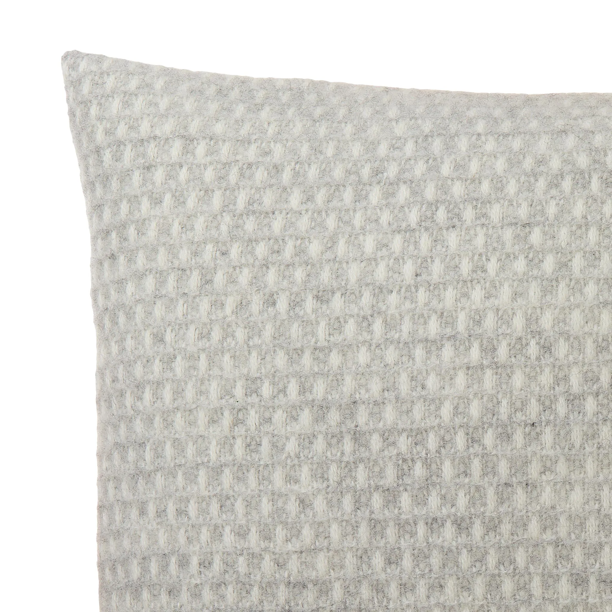 Osele Cushion Cover [Light grey melange & Off-white]
