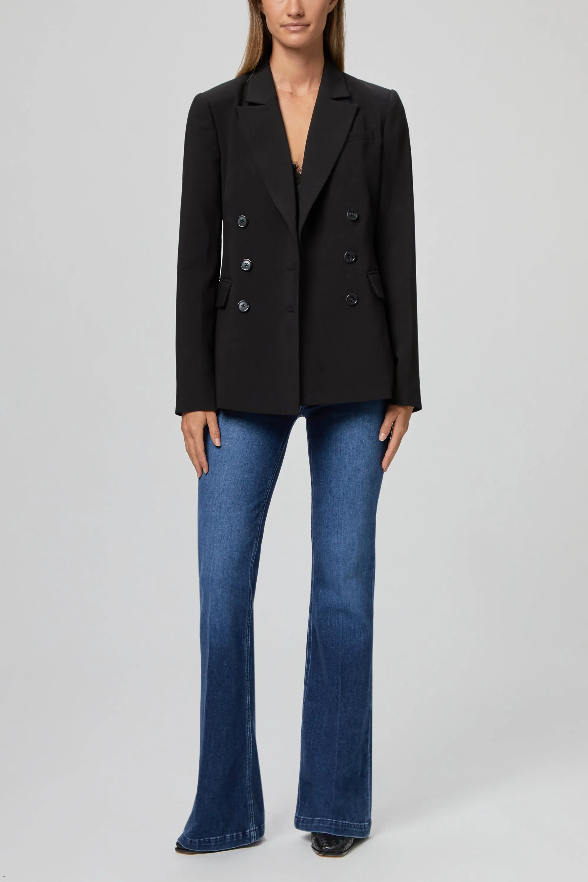 Paige - Malbec Blazer in Black
