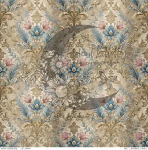 Pastel Distress 1 Small Printed Vinyl Sheet/Wrap