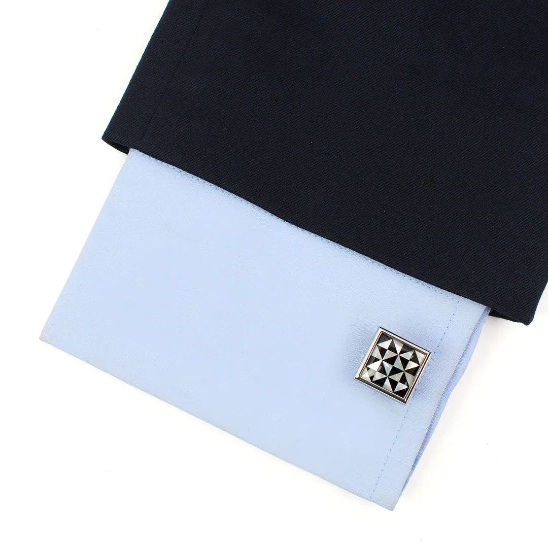 Peluche Abstract Stone Art Cufflinks