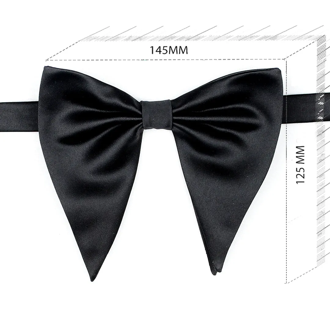 Peluche Black Butterfly Cotton Bow Tie For Men