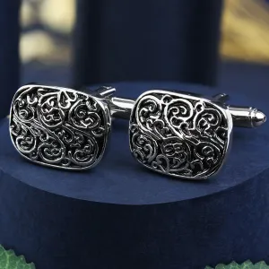 Peluche Black Vintage Cufflinks