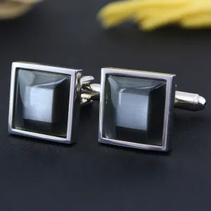 Peluche Jet Black Cufflinks