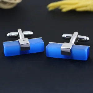Peluche king's Ransom Blue Cufflinks