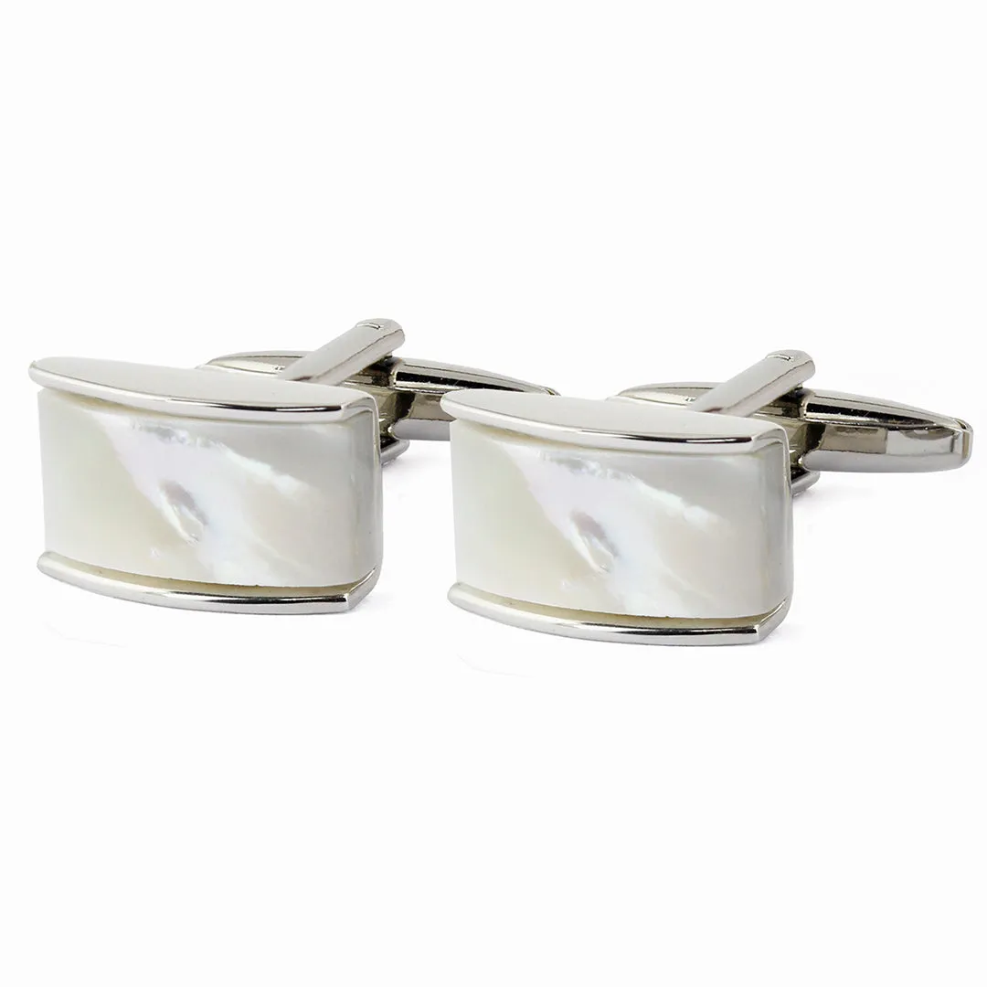 Peluche Naturalist Mother of Pearl Cufflinks