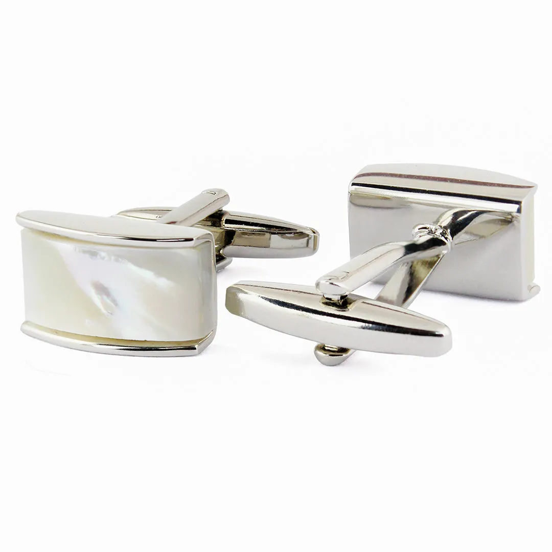 Peluche Naturalist Mother of Pearl Cufflinks
