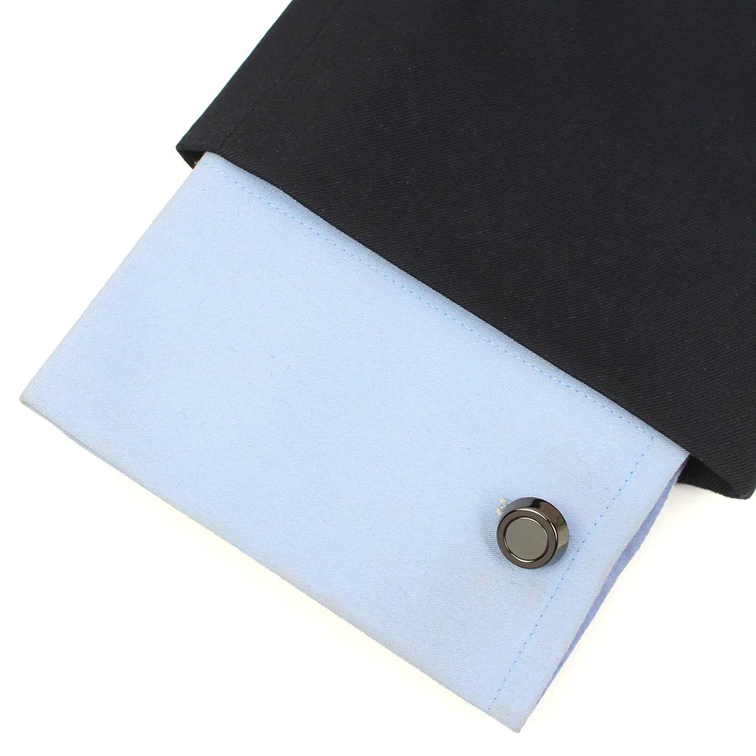 Peluche Sexy Cerami Hematite Cufflinks