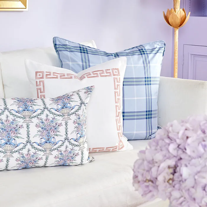 Phillipe Plaid in Silk Pillow