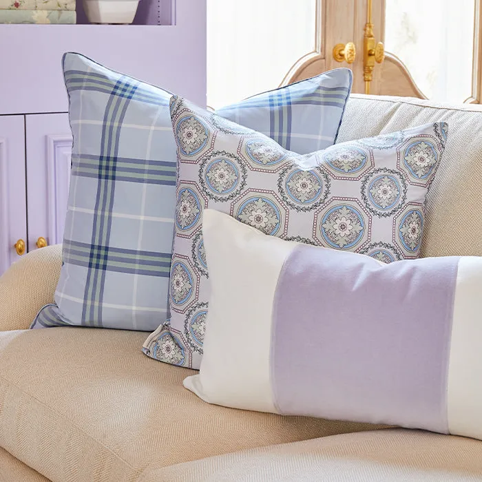 Phillipe Plaid in Silk Pillow