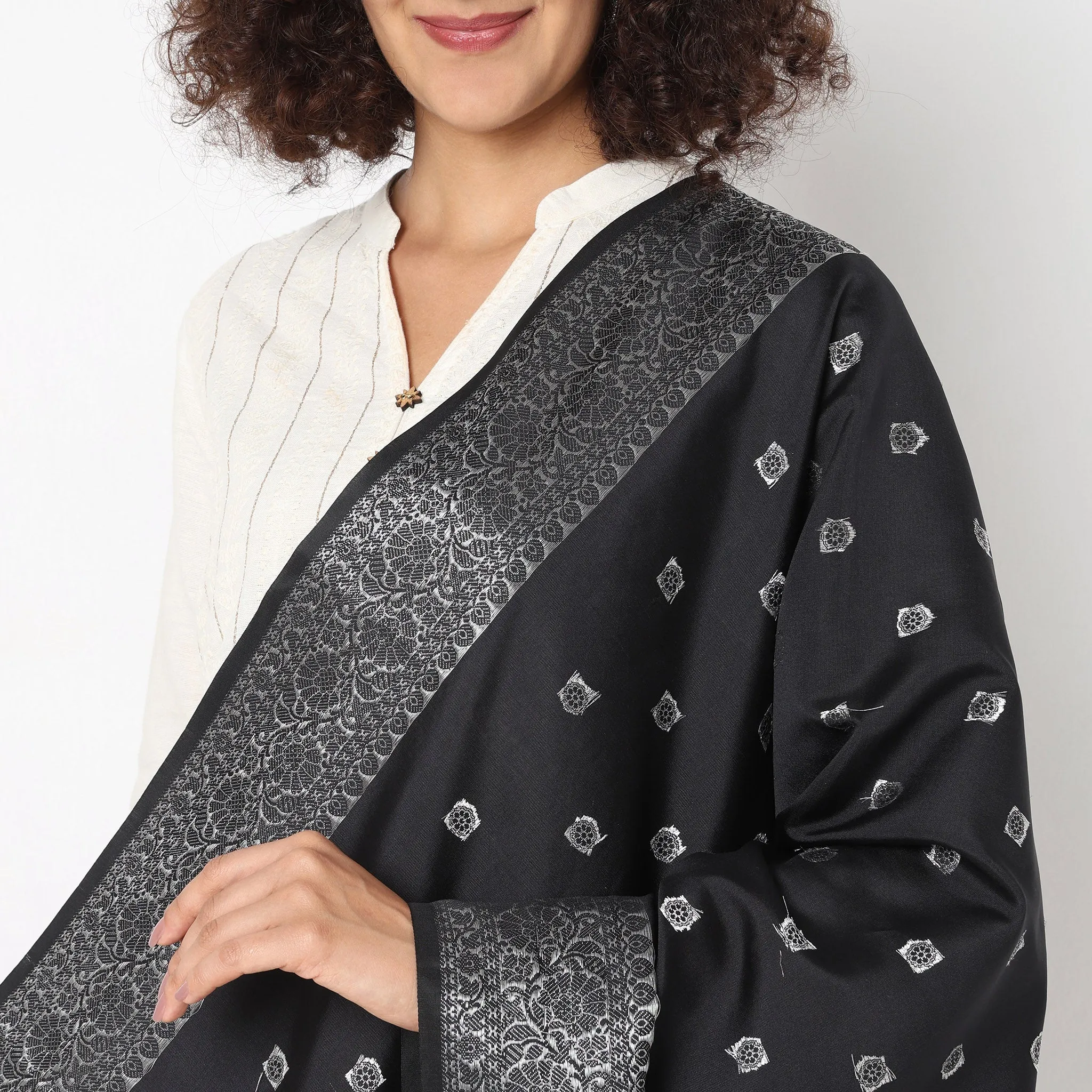 Polyester Brocade Dupatta