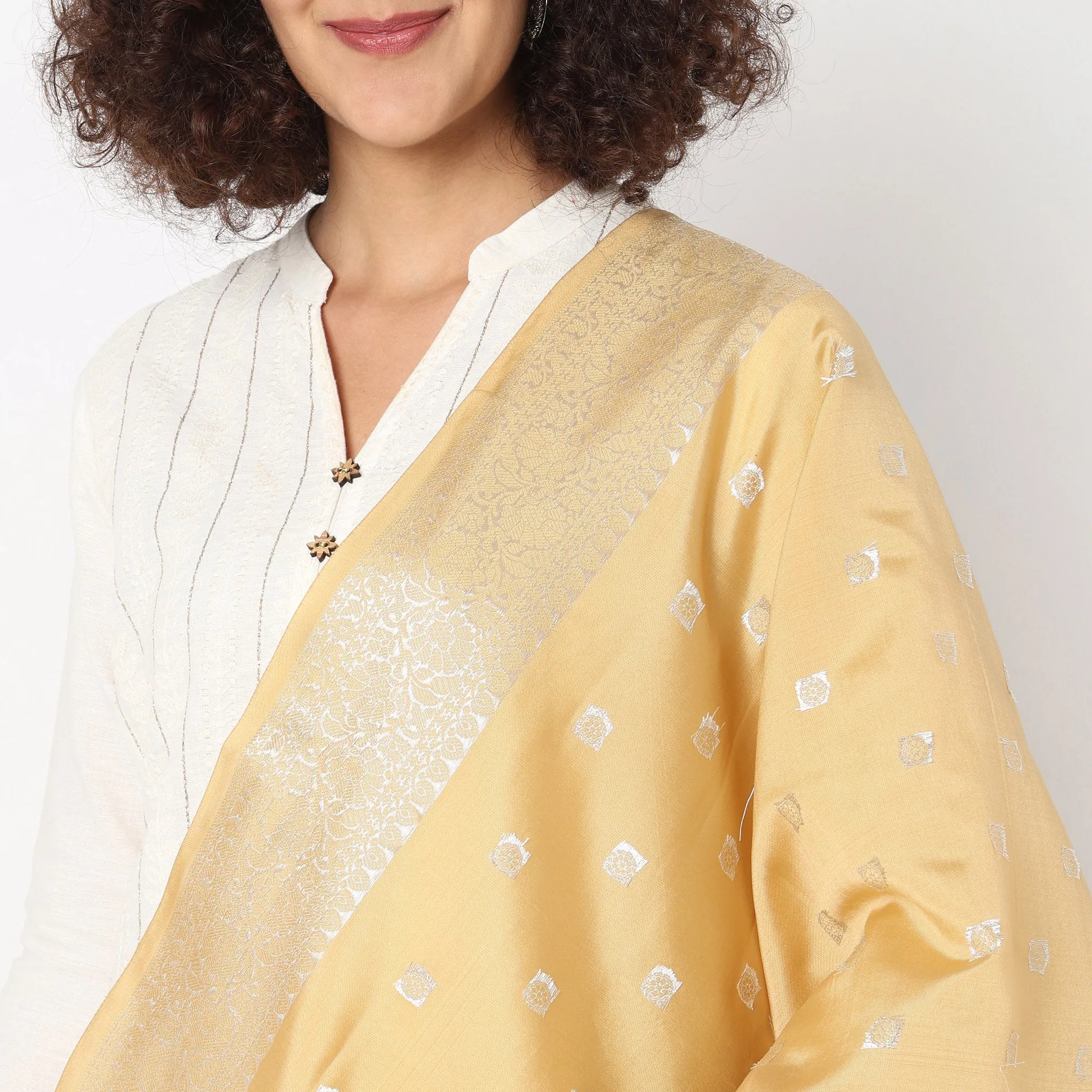 Polyester Brocade Dupatta