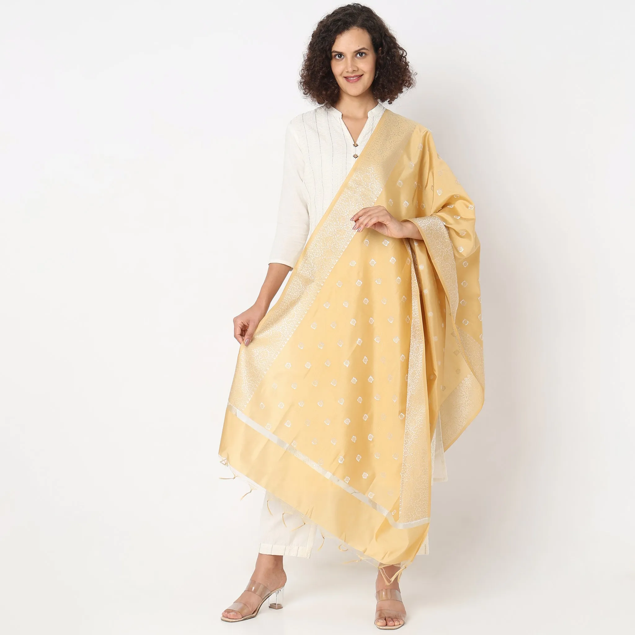 Polyester Brocade Dupatta