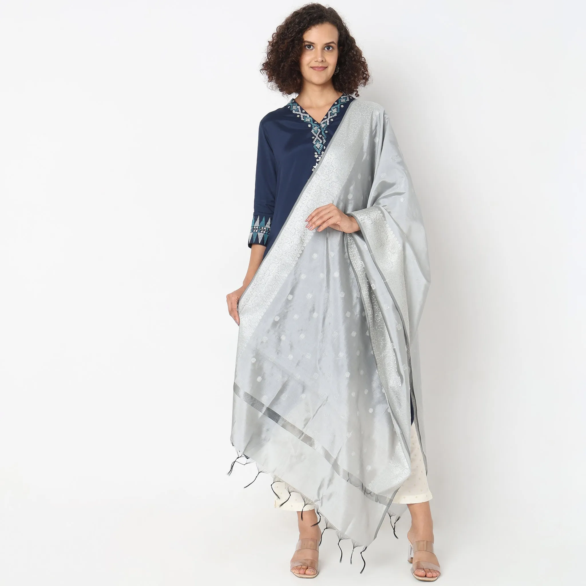 Polyester Brocade Dupatta