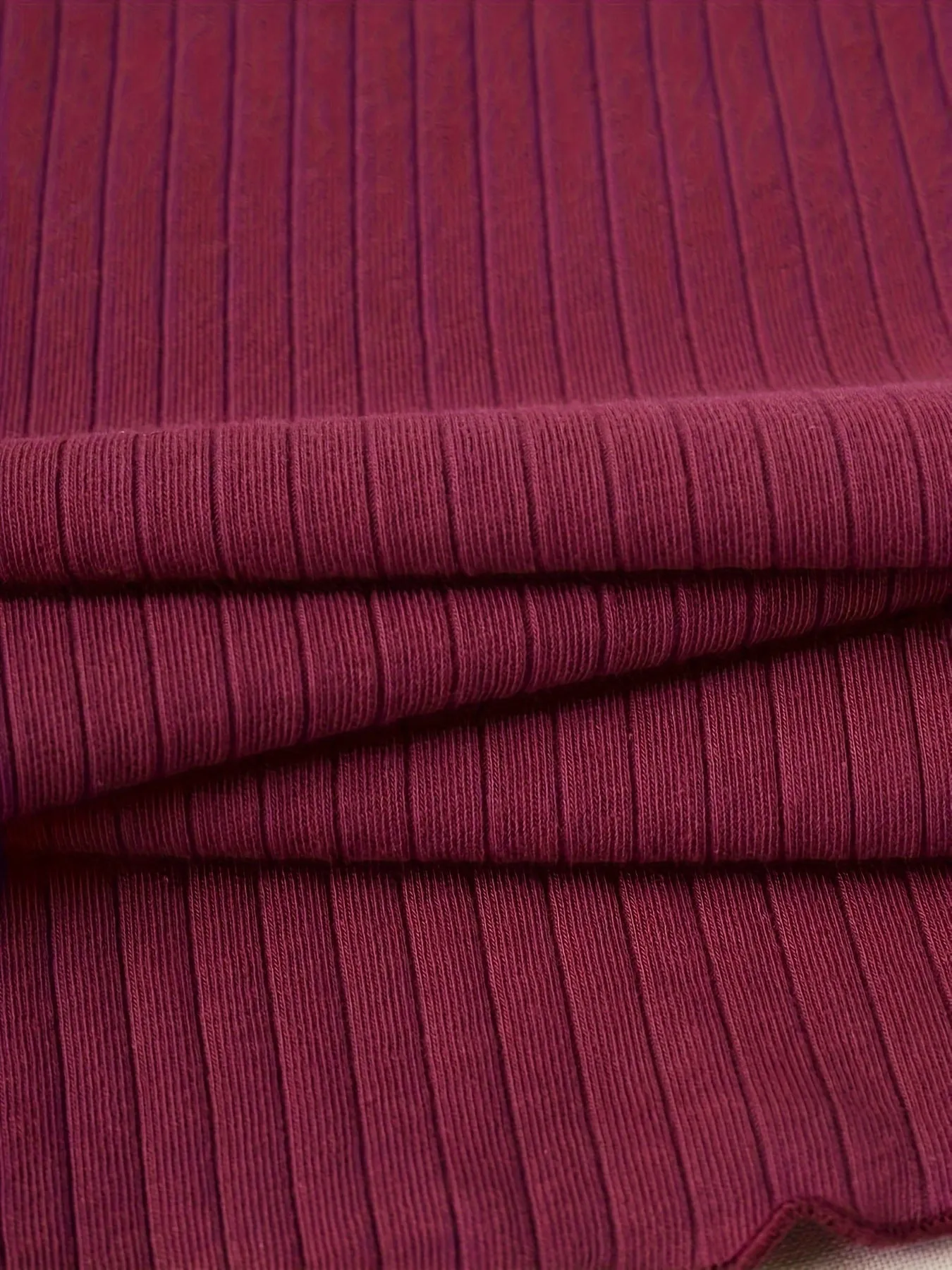 Ribbed Lettuce Trim TShirts 3 Packs for Spring  Summer