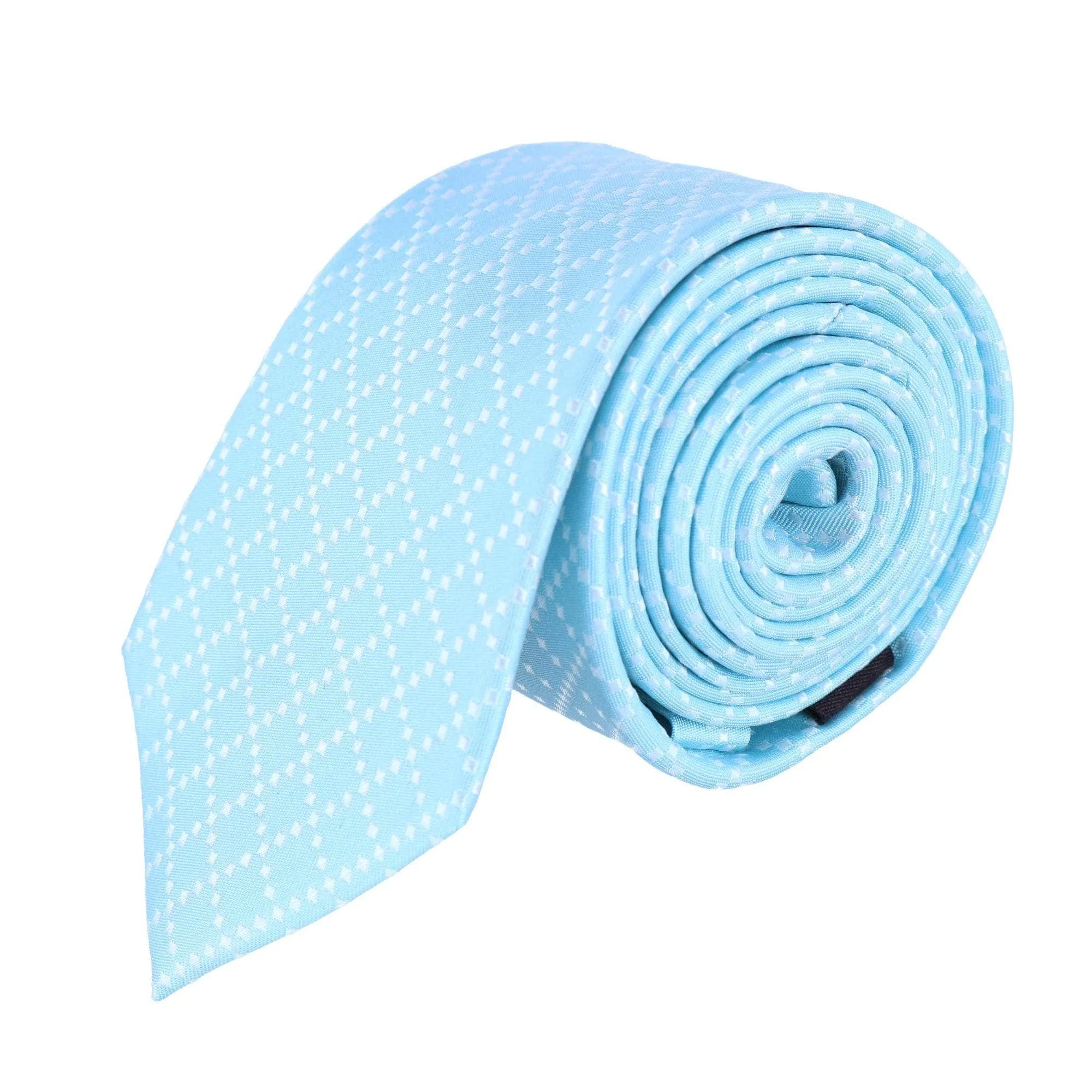 Rowan Geometric Pattern Silk Necktie